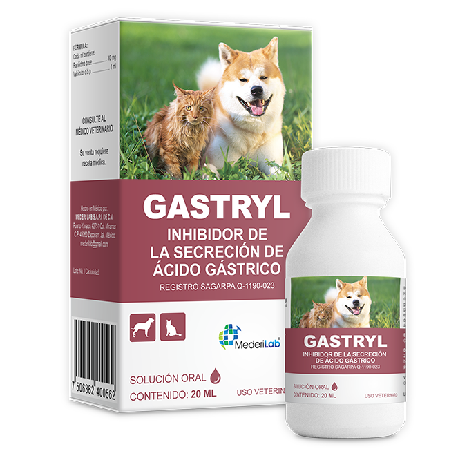 Gastryl Inhibidor De La Secreción De Ácido Gástrico 20 Ml Solución Oral - MederiLab Gastryl Inhibidor De La Secreción De Ácido Gástrico 20 Ml Solución Oral - MederiLab